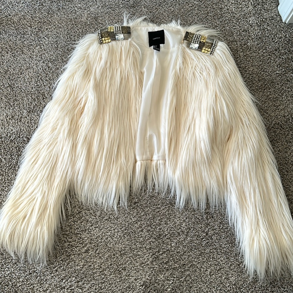 Faux fur jacket